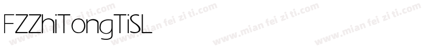 FZZhiTongTiS Light字体转换